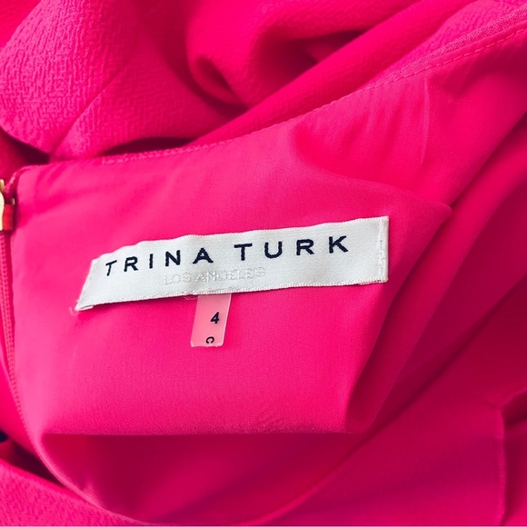Trina Turk Cota de Caza Fuschia Pink Dress 4 - Picture 3 of 11